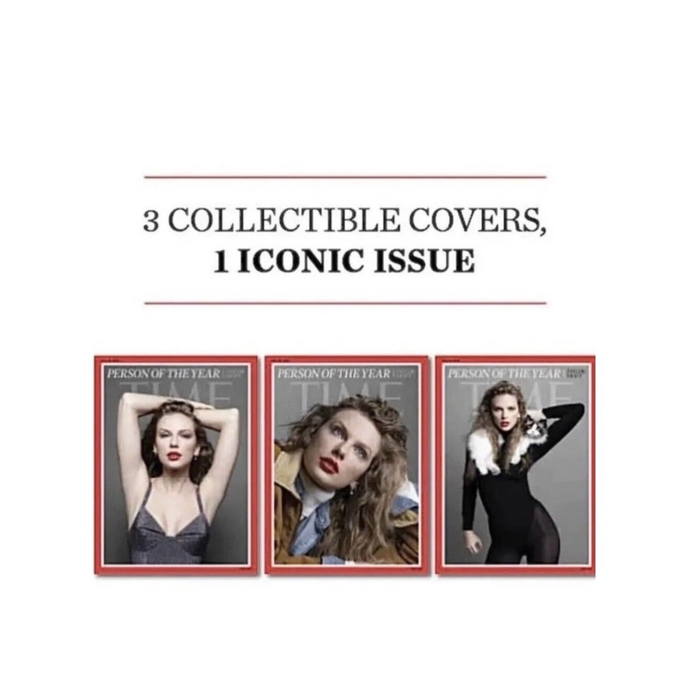 ALL THREE Taylor Swift Time Magazine Covers